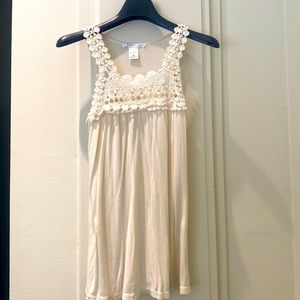 Charlotte Russe Sleeveless BabyDoll Rayon Blouse - XS